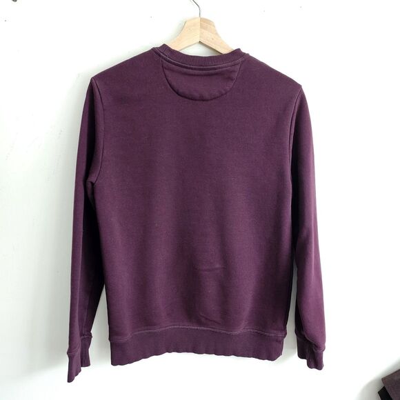 Calvin Klein Purple Gray Long Sleeve Crew Neck Sweatshirt size Small - Picture 5 of 7